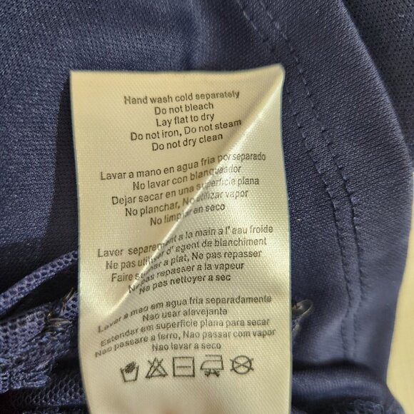 Alex Evenings Women's Sequined Short Sleeve Scoop Neck Blue Top Blouse Size S 12 - Picture 12 of 12